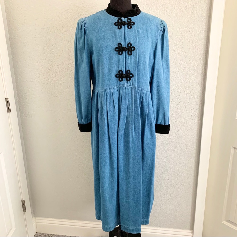 Vintage JESSICA HOWARD denim dress size 14
